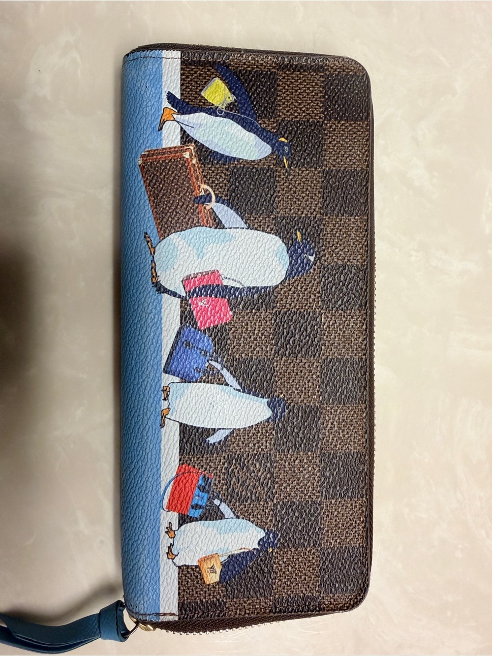 Louis Vuitton special edition Zip-Around Leather Wallet